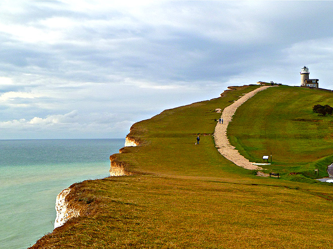 Nad křídovými útesy Beachy Head