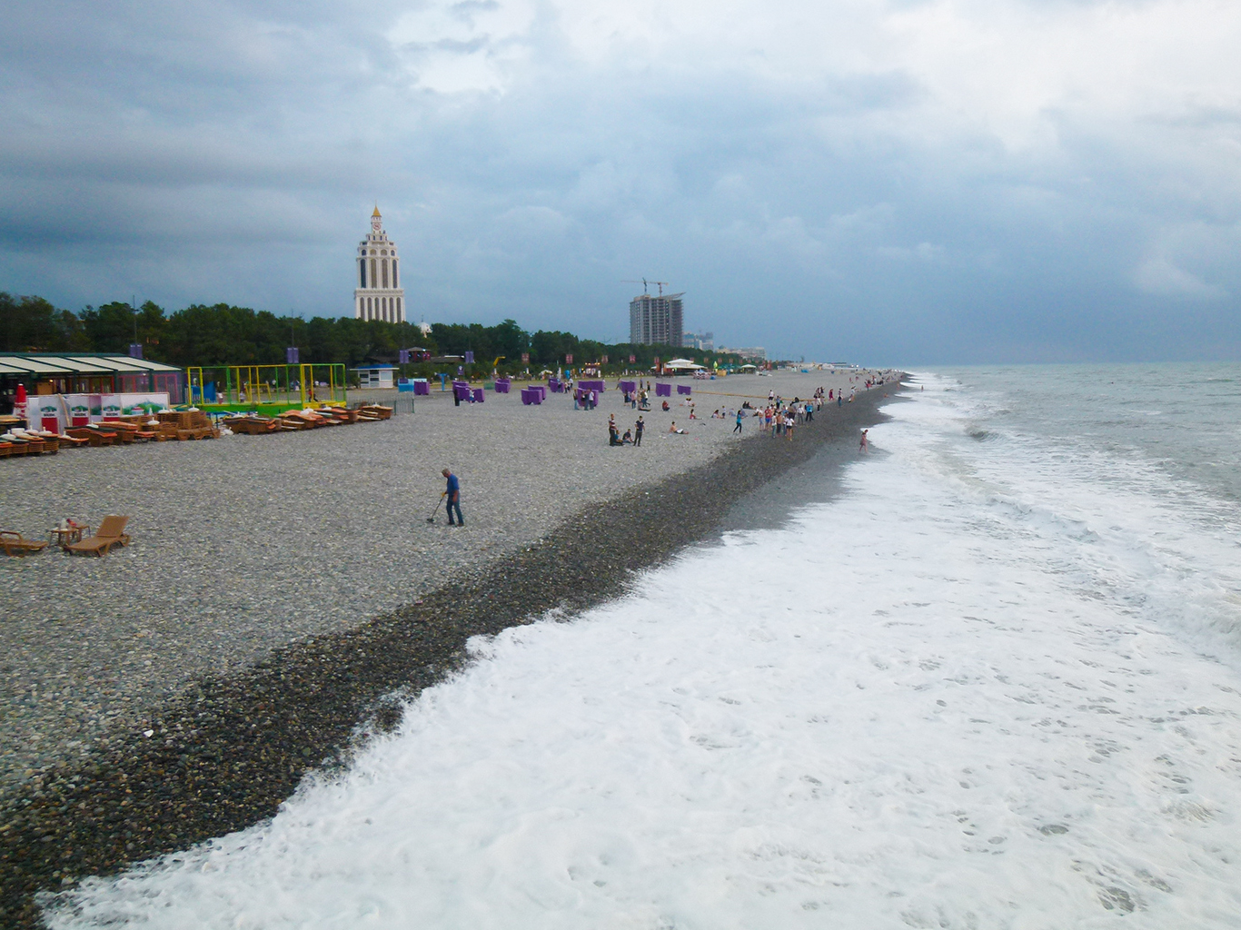 Pláž v Batumi