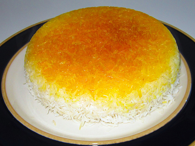 Tahdig je specialita perské kuchyně