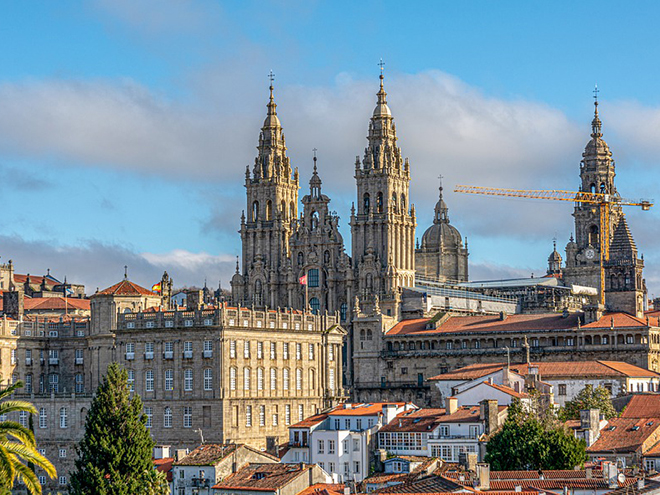 Santiago de Compostela v Galicii
