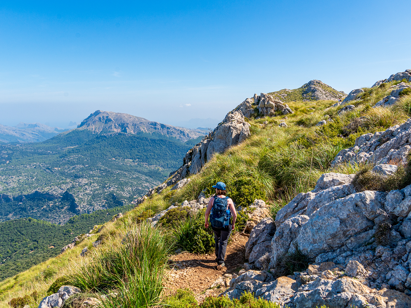 Pohoří Serra de Tramuntana protíná dálková trasa GR 221