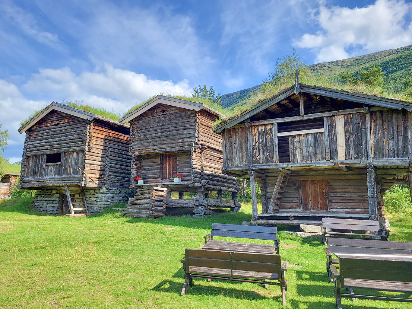 V Norském lidovém muzeu v Oslu najdeme ukázky tradiční architektury