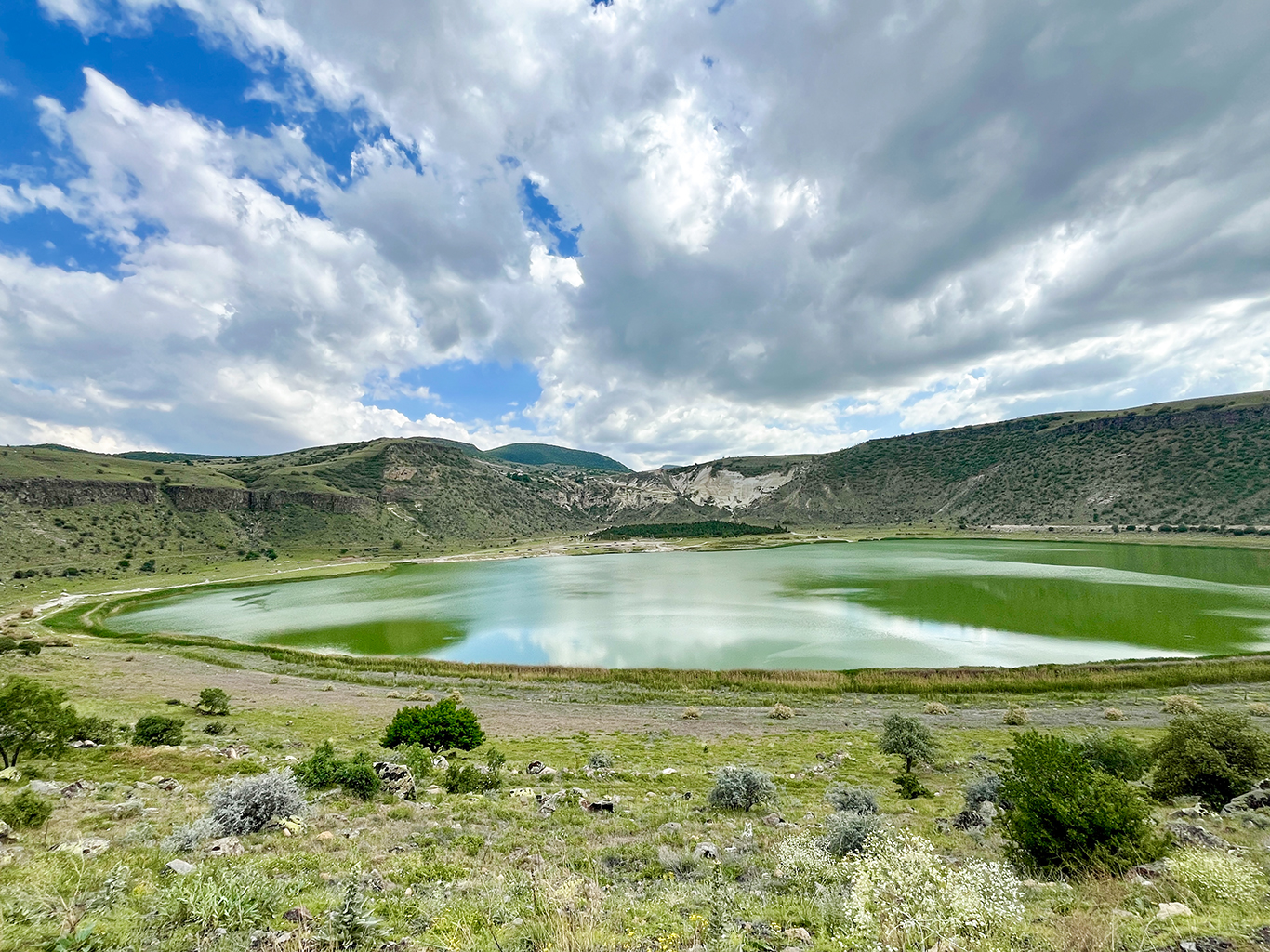 Jezero Nar v Kappadokii vzniklo sopečnou činností