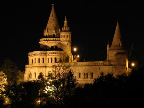 Noční Budapešť (Rybářská bašta)
