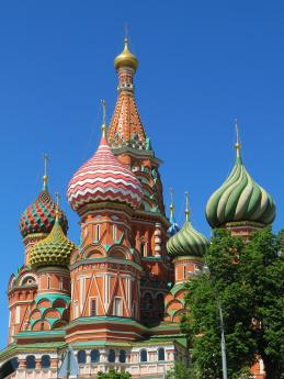 Chrám Vasila Blaženého je dominantou Rudého náměstí