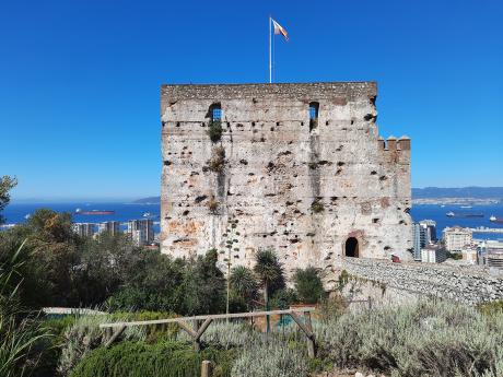 Maurský hrad – středověké opevnění na Gibraltaru