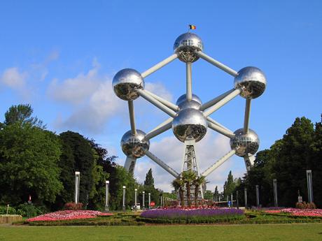 Jedním ze symbolů Bruselu je Atomium