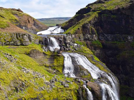 Vodopád Glymur byl do roku 2011 považován za nejvyšší na Islandu