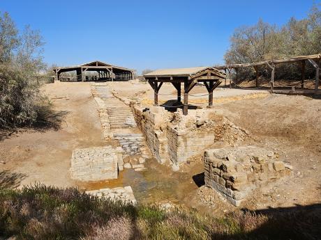 Janův pramen v Betánii Zajordánské, ve kterém byl údajně pokřtěn Ježíš Kristus