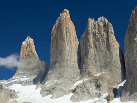 Slavné žulové věže Torres del Paine