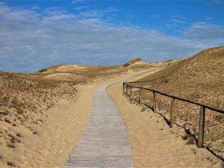 Procházka mezi písečnými dunami na Kurské kose
