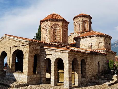 Sveti Naum, byzantský klášter na břehu Ohridského jezera