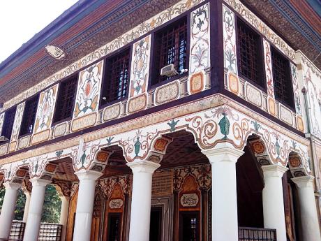 Detail Šarena Džamija neboli Malované mešity ve městě Tetovo