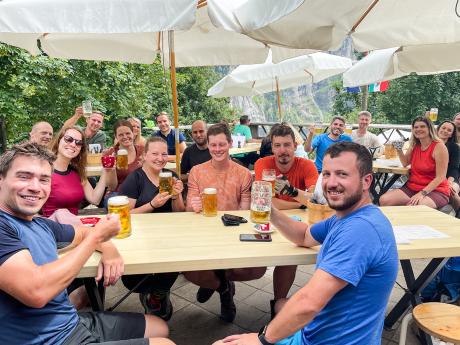 Ochutnávka švýcarského piva po úspěšné túře 