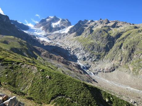 Ledovec Ghiacciao della Lée Blanche kvůli globálnímu oteplování ustupuje
